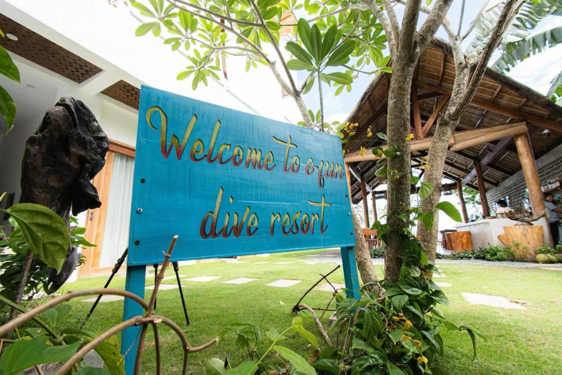 E-Fun Dive Resort Dauin Eksteriør billede